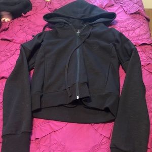 Black BeastMode Crop Zippy